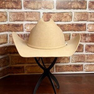 Stetson American Buffalo Collection 4X Beige Felt Cowboy Hat Size M
